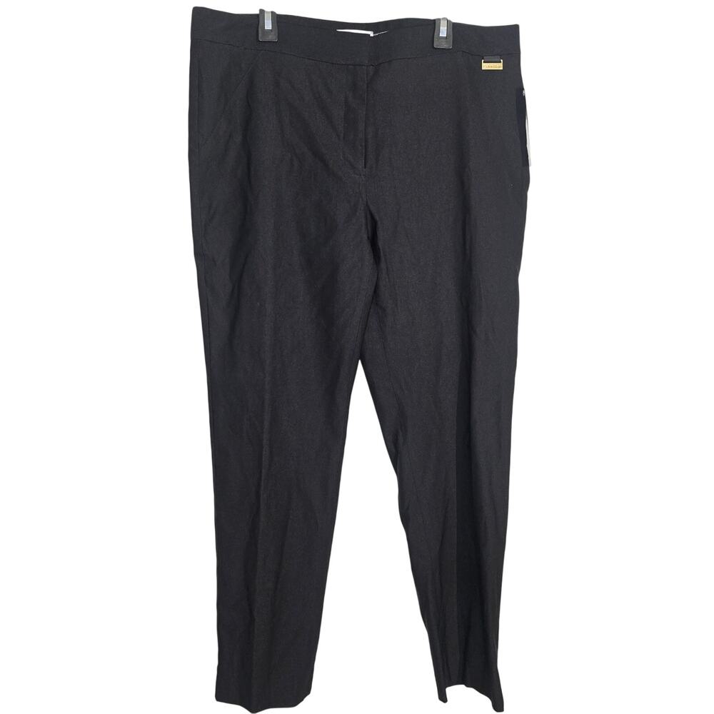Calvin Klein Women's Black Straight Leg Dress Pants